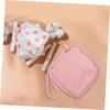 minkissy 2-Piece Decorative Period Pouch Set, PU Portable Waterproof Storage Bags for Women, Compact Multifunctional Zipper Cosmetic Bags view 3