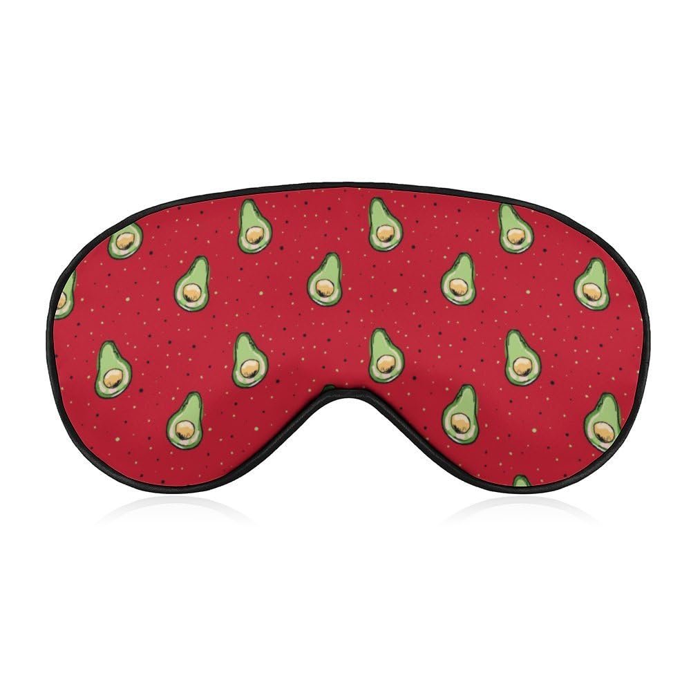 Kids' Avocado Sleep Mask with Adjustable Strap