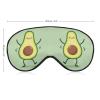 Cute Cartoon Avocado Sleep Mask with Adjustable Strap view 2