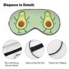 Cute Cartoon Avocado Sleep Mask with Adjustable Strap view 3