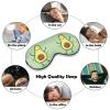 Cute Cartoon Avocado Sleep Mask with Adjustable Strap view 4