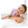MOLUCKFU 5-Pack Bath Sponges with Exfoliating Function, Quick-Drying Material, and Hanging Loops, Random Colors view 4