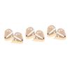 PACKOVE 3 Pairs Shoe Toe Caps, Gold Metal Protective Covers for High Heels view 1