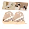 PACKOVE 3 Pairs Shoe Toe Caps, Gold Metal Protective Covers for High Heels view 2