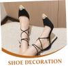 PACKOVE 3 Pairs Shoe Toe Caps, Gold Metal Protective Covers for High Heels view 4