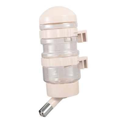 Hohopeti 400 mL Hanging Water Dispenser for Pet Cages, PP and Stainless Steel, Keeps Water Clean, for Cats and Kittens