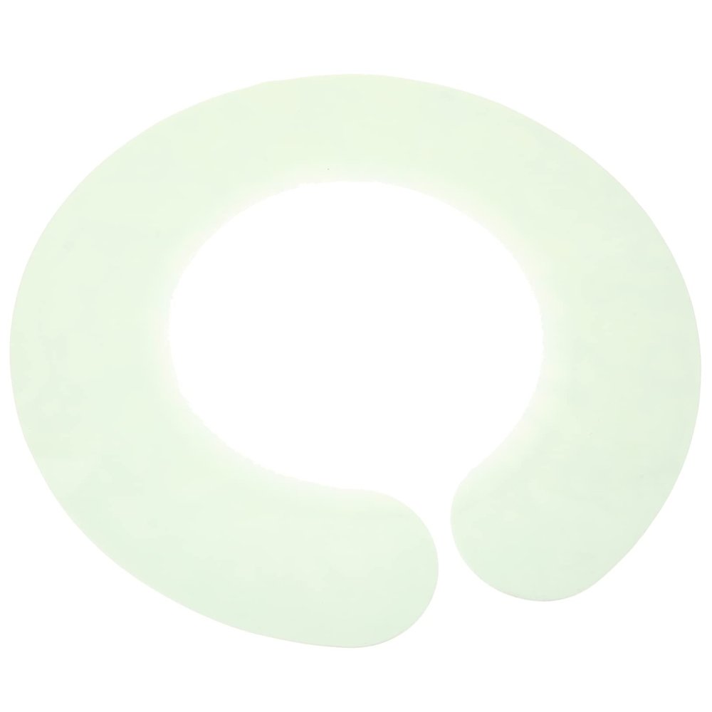 Silicone Neck Strip for Hair Cutting and Coloring, Light Green