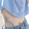 3-Piece Herbal Star Grass Tattoo Stickers, Matte, Semi-Permanent, Non-Reflective view 2