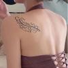 3-Piece Herbal Star Grass Tattoo Stickers, Matte, Semi-Permanent, Non-Reflective view 4