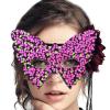 Sequin Butterfly Masquerade Face Covering for Women and Girls view 1