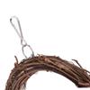 Rattan Freestanding Parrot Swing with Bell and Pendant view 2