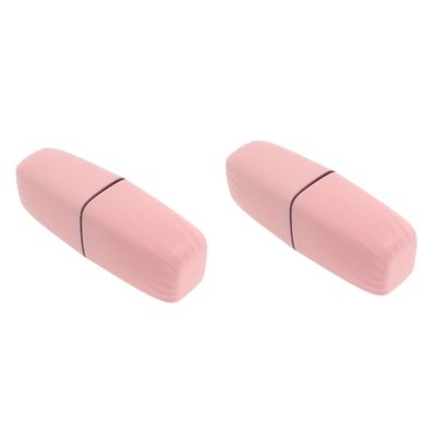 Healvian 2-Pack Travel Toothbrush Holders with Case and Cup