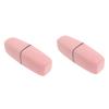 Healvian 2-Pack Travel Toothbrush Holders with Case and Cup view 1