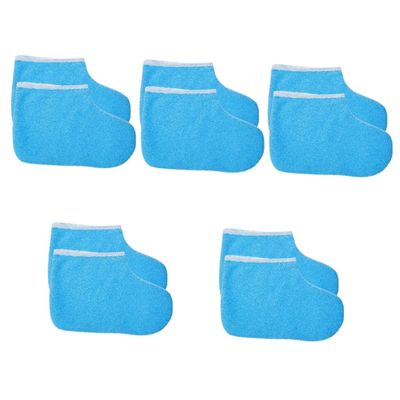 Healvian 5 Pairs Reusable Paraffin Wax Spa Foot Covers