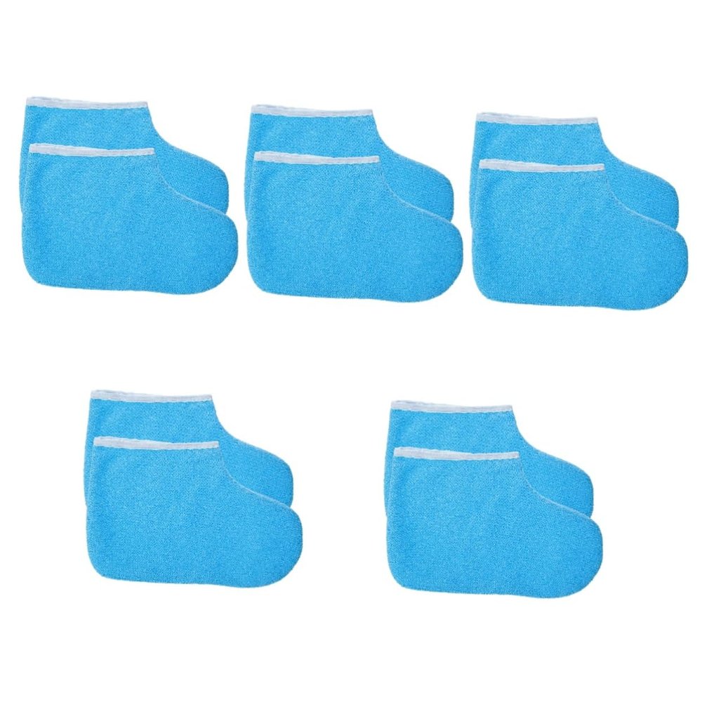 Healvian 5 Pairs Reusable Paraffin Wax Spa Foot Covers