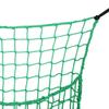 vidaXL 2-Piece Foldable Rectangular Hay Nets for Horses and Ponies, Green view 3