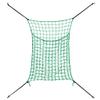 vidaXL 2-Piece Foldable Rectangular Hay Nets for Horses and Ponies, Green view 4