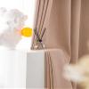 KnSam Set of 2 Rose-Pink Curtains, 107 x 147 cm Each view 2