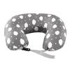 Nursing Pillow for Breastfeeding, Ergonomic Support Pillow for Pregnancy, Mother and Baby, Extra-Large with Adjustable Waist Belt and Removable Cotton Cover (Plus-Size Gray) view 1