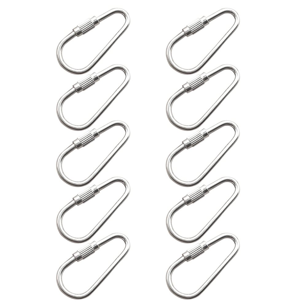 10 Stainless Steel Hooks for Bird Toys