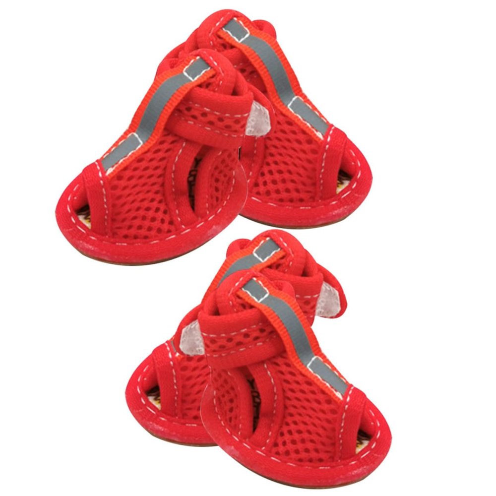 BCOATH 4-Pack Breathable Dog Shoes