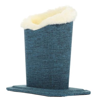 Plush Eyeglass Holder with Non-Slip Base for Work and Study Desks
