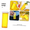 Small Medication Organizer with Lids, 25-Piece, PP, Yellow, for Adults view 2