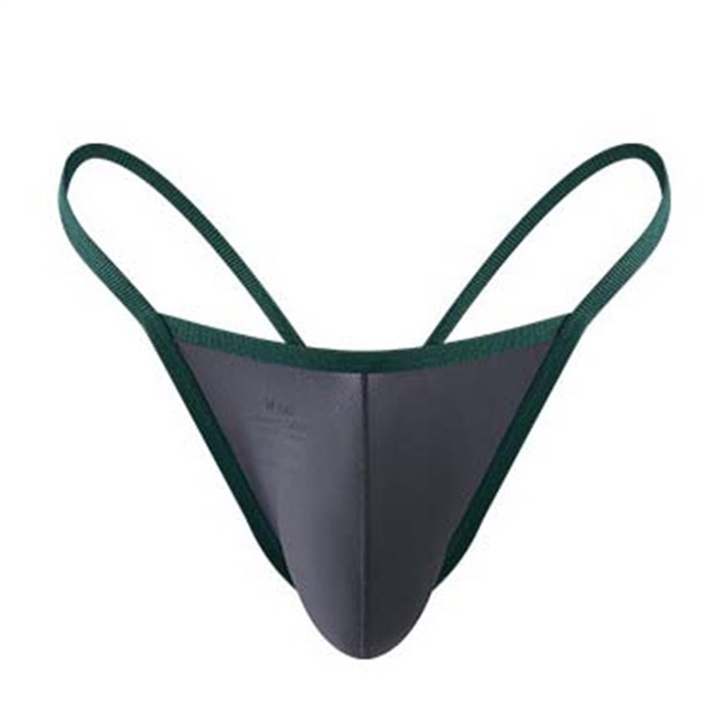 RUMAOZIA Men's T-Back Ice Silk Thong