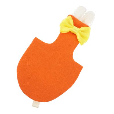 Bird Diaper for Parrots, Orange, Cotton Fabric, Size M