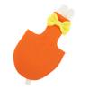 Bird Diaper for Parrots, Orange, Cotton Fabric, Size M view 1
