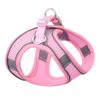 budiniao Pet Harness and Leash Set, Reflective Soft Comfort Vest, Safe Control, Body Harness, Pet Halter, Pink view 2