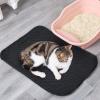 Zuasdvnk Cat Litter Mat - Double Layer Cat Mat for Litter view 3