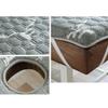 LDLCYCN Latex Memory Foam Massage Table Topper with Face Hole, 4 cm, 190 × 80 cm view 2