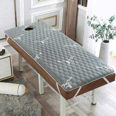 LDLCYCN Latex Memory Foam Massage Table Topper with Face Hole, 6 cm, 190 x 70 cm (R)