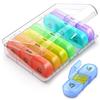 7-Day Pill Organizer, 3 Compartments per Day view 1