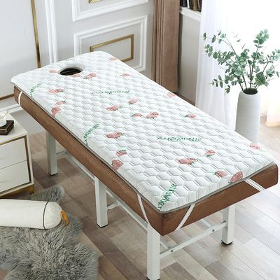 LDLCYCN Latex Memory Foam Massage Table Topper with Face Hole, A, 6 cm, 190 × 80 cm