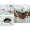 LDLCYCN Latex Memory Foam Massage Table Topper with Face Hole, A, 6 cm, 190 × 80 cm view 2