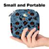 Women’s Pad Storage Pouch, Happy Halloween-405 First Period Kit Bag view 2