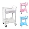 Medical Equipment Cart, ABS Rolling Cart with Drawer view 1