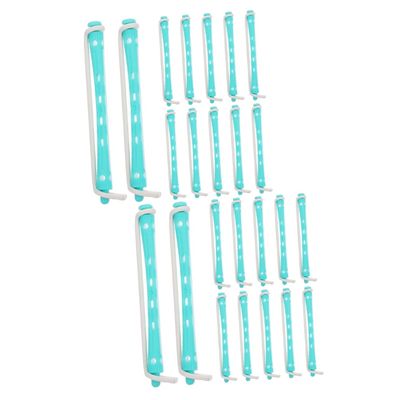FOMIYES Hair Perm Rods, Two-Tone Curling Rods, Hair Waving and Curl Styling Set