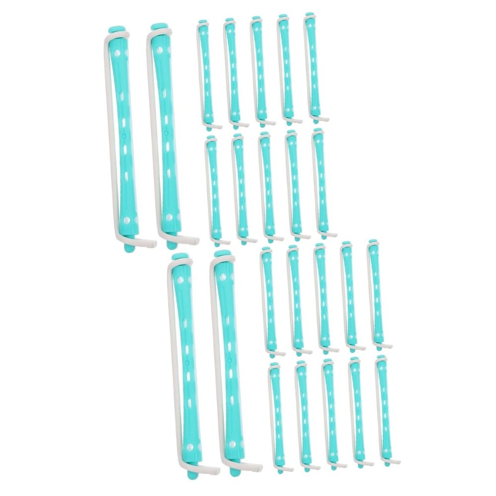 FOMIYES Hair Perm Rods, Two-Tone Curling Rods, Hair Waving and Curl Styling Set