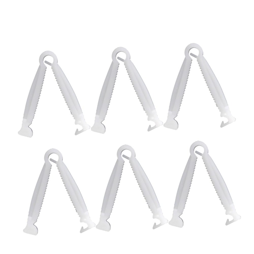 Anneome Disposable Plastic Umbilical Cord Clips, 100 Pieces, for Livestock and Piglets