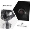 PLAFOPE Stable Wig Stand with Flannel and Suction Cup, Black view 3