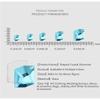 JKDSAO AB Glass Sew-On Rhinestones, Flat Back with Holes, Sapphire Blue AB, 9 x 12 mm, 48 Pieces view 3