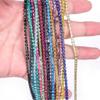 JKDSAO Gold Rhinestone Claw Chain, Rose, SS12 (3 mm), 9.4 m view 4