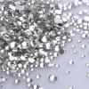 JKDSAO 1,440-Piece Glass Rhinestones, Assorted Sizes, Flat-Back, Round AB Rhinestones for DIY Nail Art, Black Diamond view 3