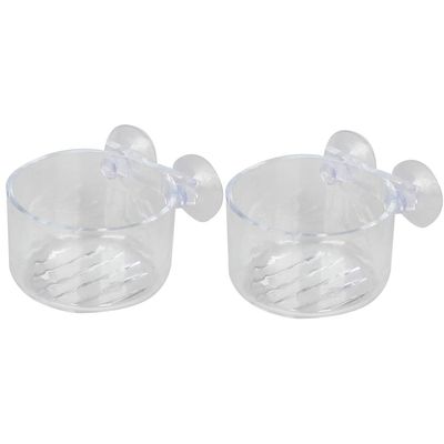 SUCHUANGUANG Aquarium Feeder with Suction Cup - 2 Pack
