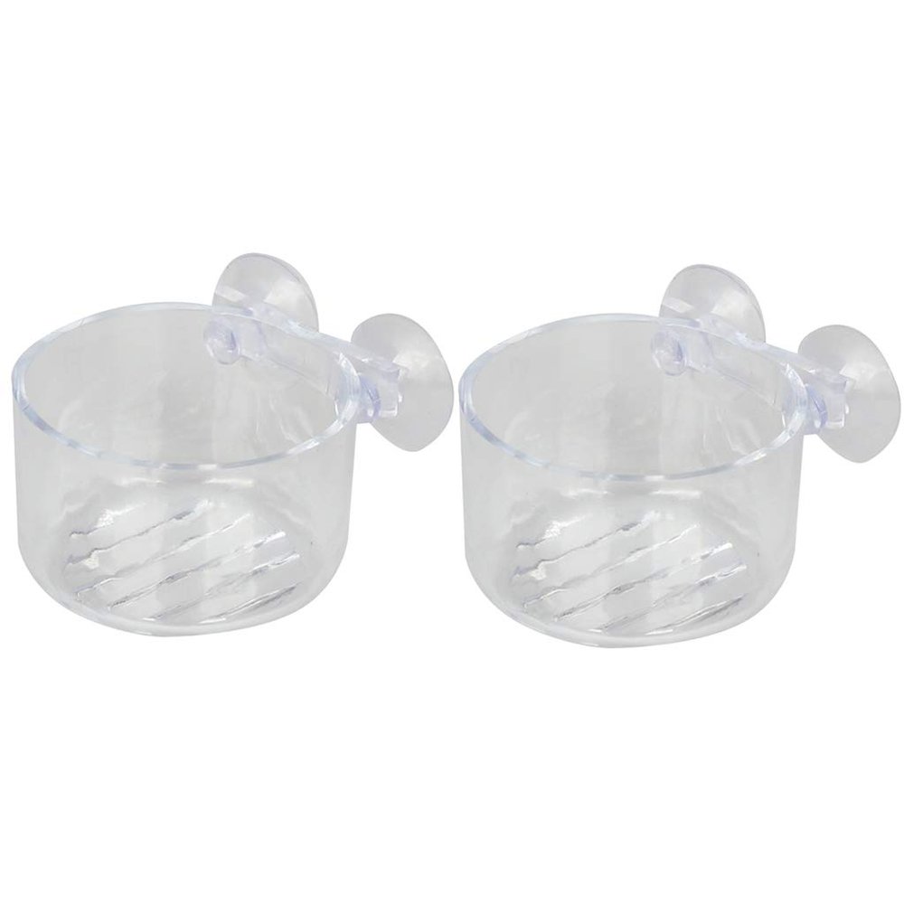 SUCHUANGUANG Aquarium Feeder with Suction Cup - 2 Pack