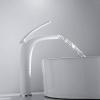 ALDDPWE Modern Bronze Waterfall Bathroom Faucet for Vessel Sinks view 3