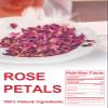 TeeLux Edible Dried Rose Petals, 80 g, Vegan view 3